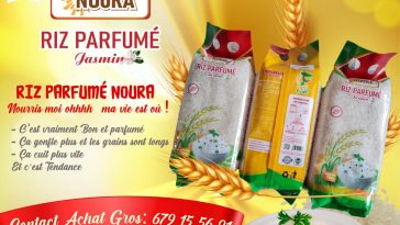 Nourane Foster met sur le marché le « Riz parfumé Noura » Meilleur Riz Parfumé au Cameroun