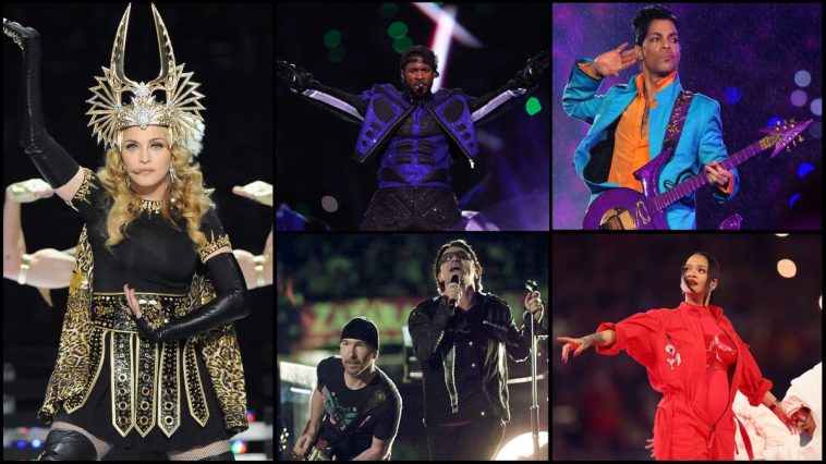 Classement des meilleurs spectacles de la mi-temps du Super Bowl (y compris Usher) Classement des meilleurs spectacles de la mi-temps du Super Bowl (y compris Usher)