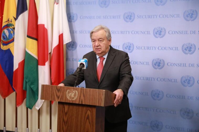 Guterres exhorte à une désescalade régionale au Moyen-Orient