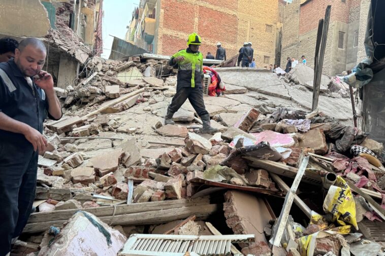 Egypte: effondrement d&rsquo;un immeuble au Caire